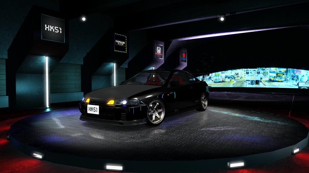 HK51 P1 Honda Integra DC2R, skin 04_Black
