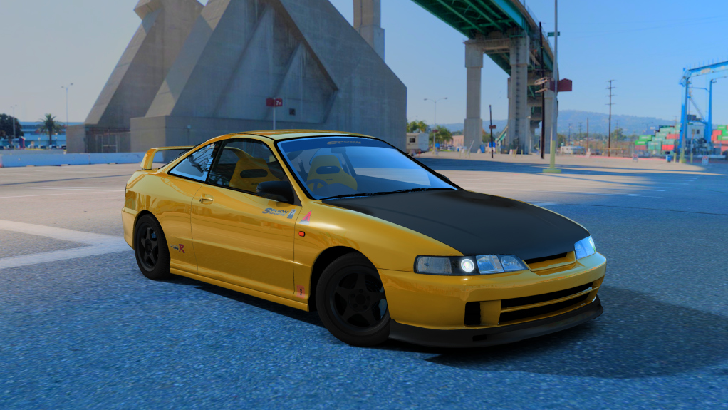HK51 P1 Honda Integra DC2R, skin Sunlight_Yellow