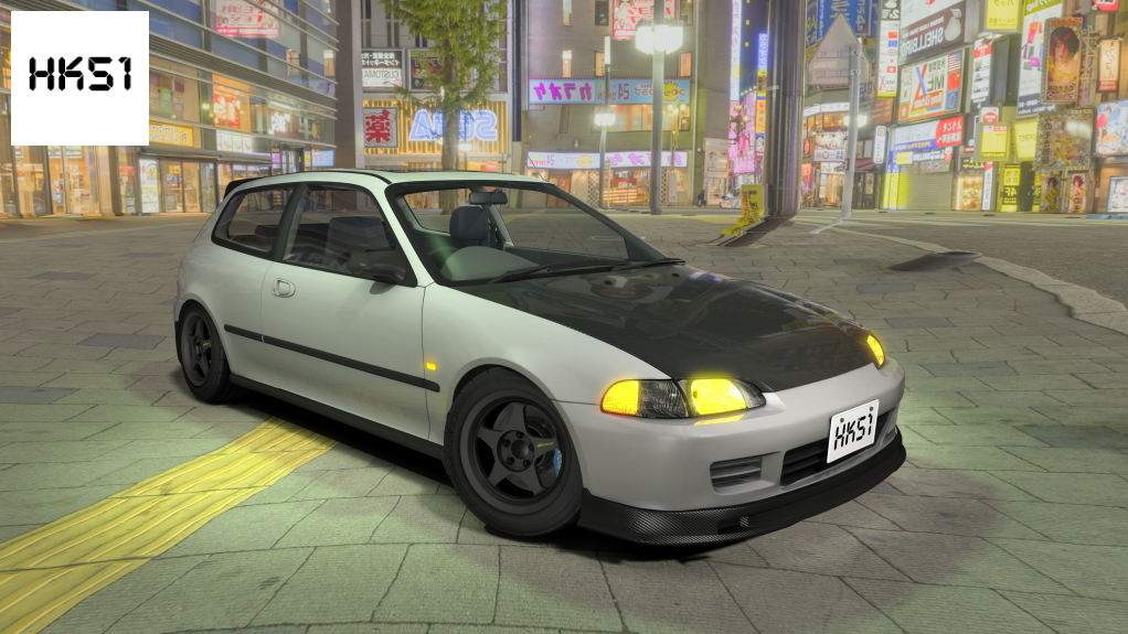 HK51 P1 Honda Civic EG6, skin 03_Frost_White