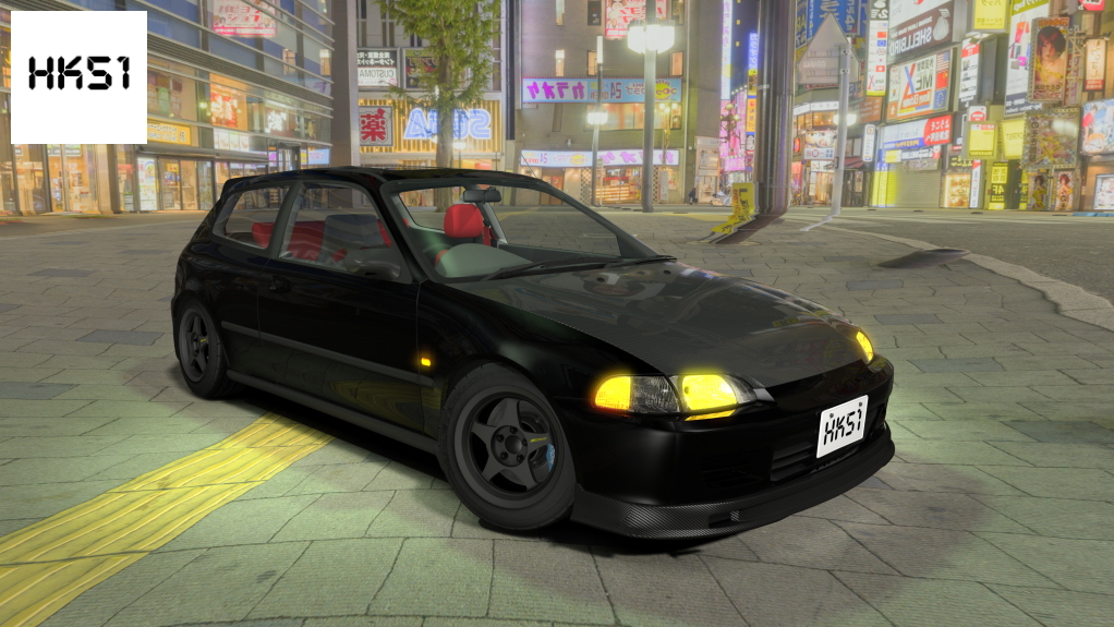 HK51 P1 Honda Civic EG6, skin 04_Granada_Black_Pearl