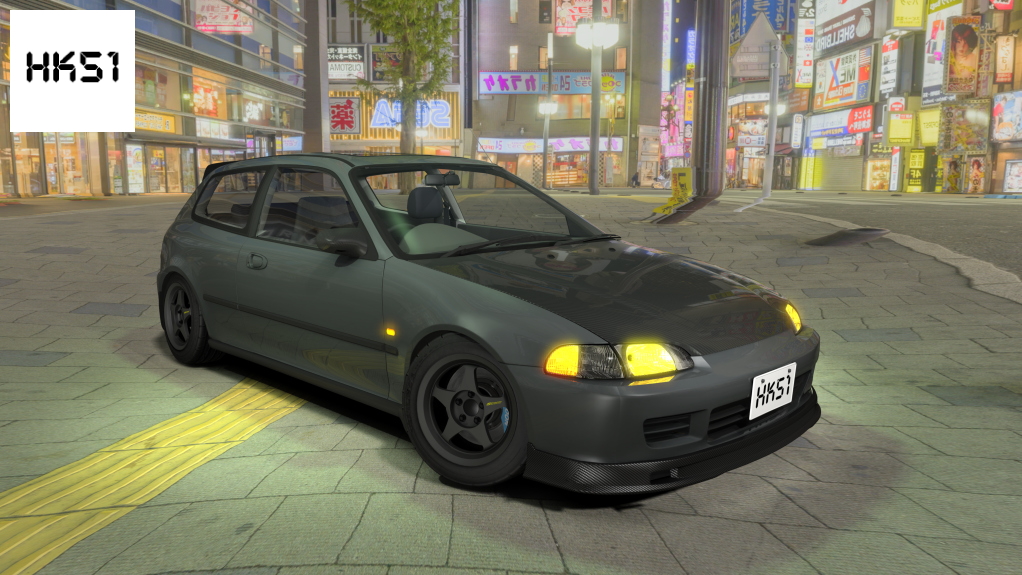 HK51 P1 Honda Civic EG6, skin 05_Phantom_Gray_Pearl