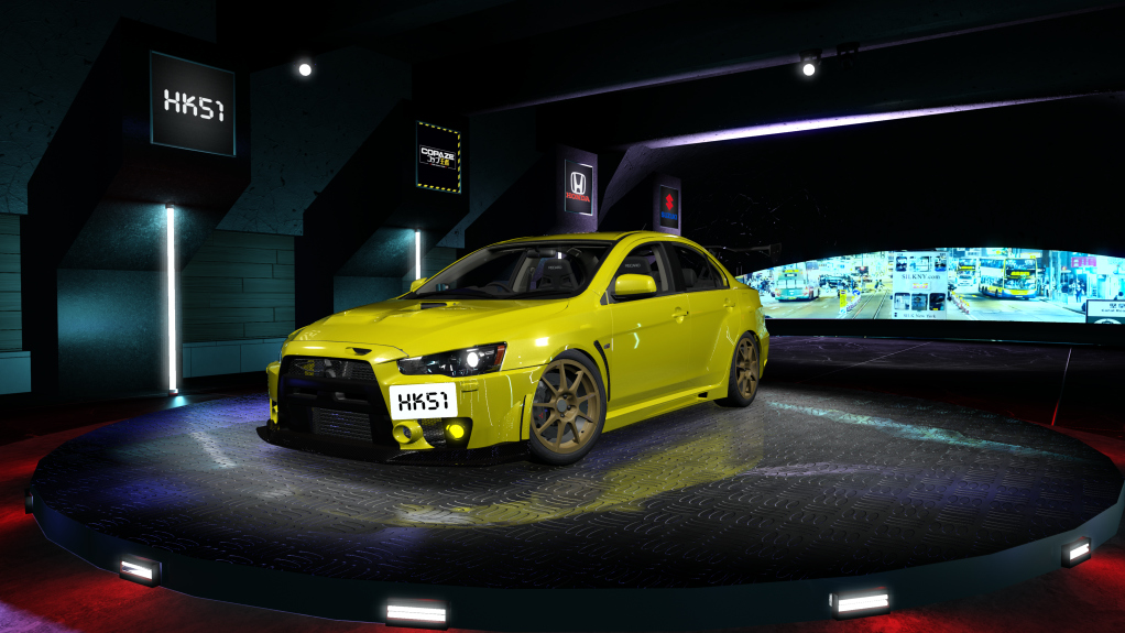 HK51 P1 Mitsubishi Lancer Evolution X, skin 03_Yellow