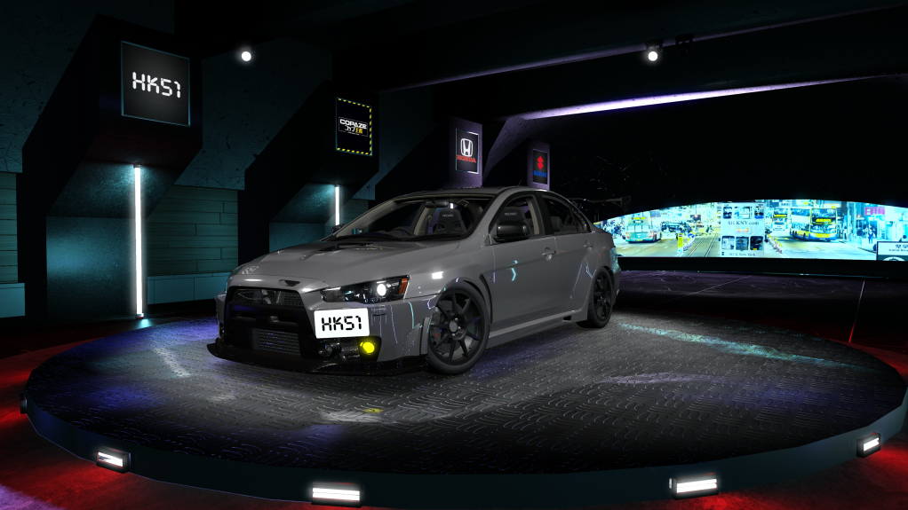 HK51 P1 Mitsubishi Lancer Evolution X, skin 05_Grey
