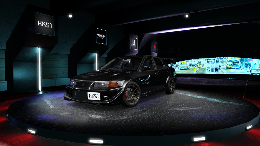 HK51 P1 Mitsubishi Lancer Evolution VI, skin 04_pyrenees_black