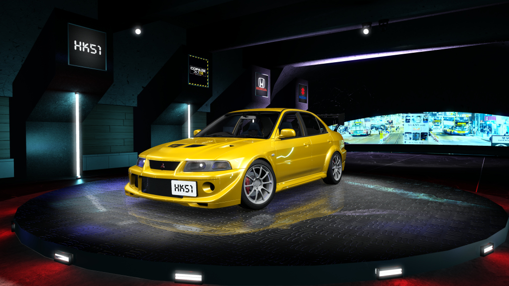 HK51 P1 Mitsubishi Lancer Evolution VI, skin 06_yellow
