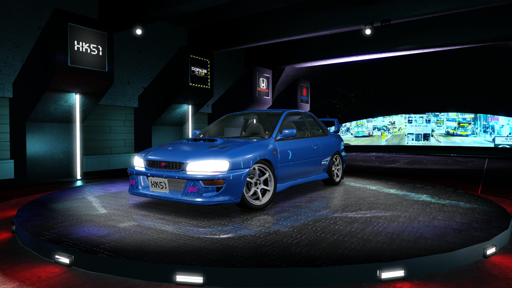 HK51 P1 Subaru Impreza WRX STi GC8, skin blue