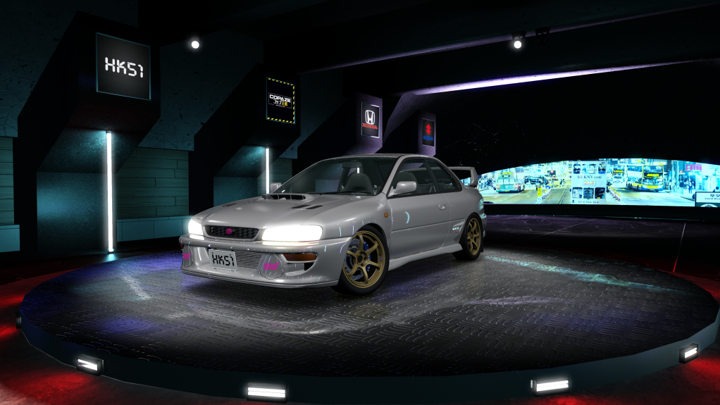 HK51 P1 Subaru Impreza WRX STi GC8, skin silver