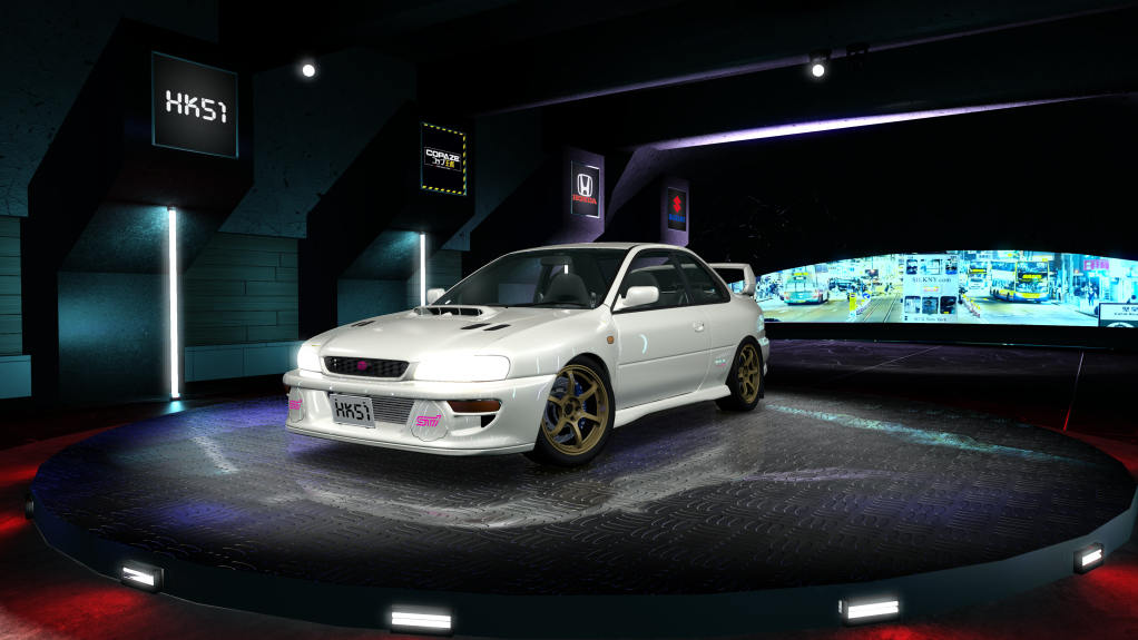 HK51 P1 Subaru Impreza WRX STi GC8, skin white