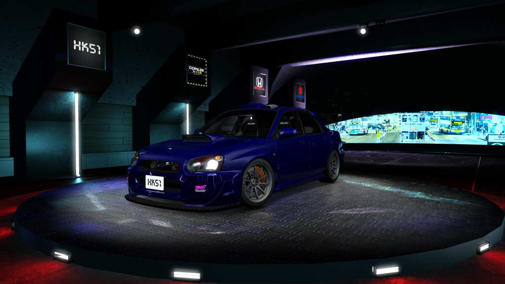 HK51 P1 Subaru Impreza WRX STi GDB, skin Blue