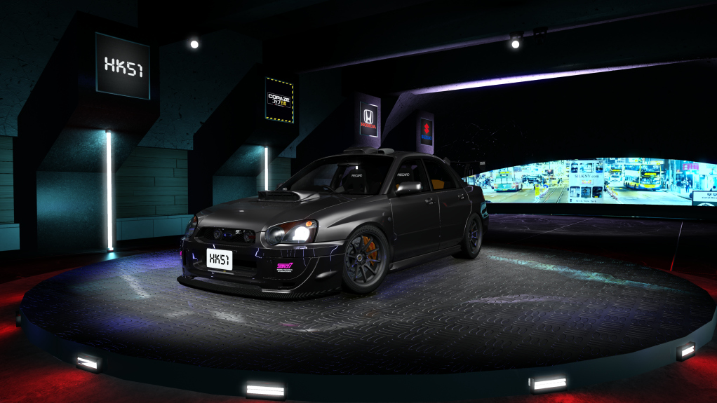HK51 P1 Subaru Impreza WRX STi GDB, skin Grey