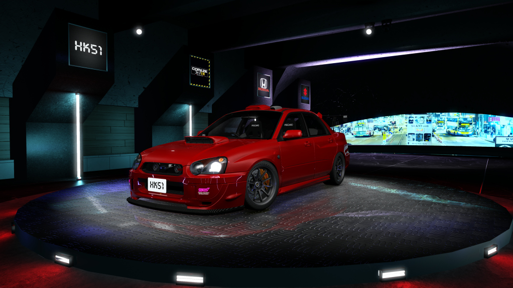 HK51 P1 Subaru Impreza WRX STi GDB, skin Red