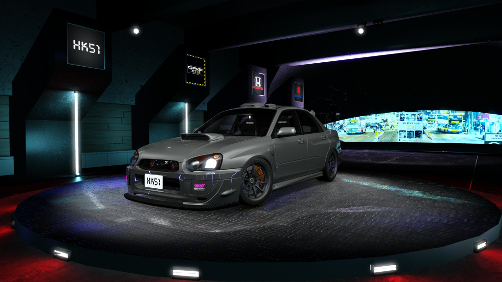 HK51 P1 Subaru Impreza WRX STi GDB, skin Silver
