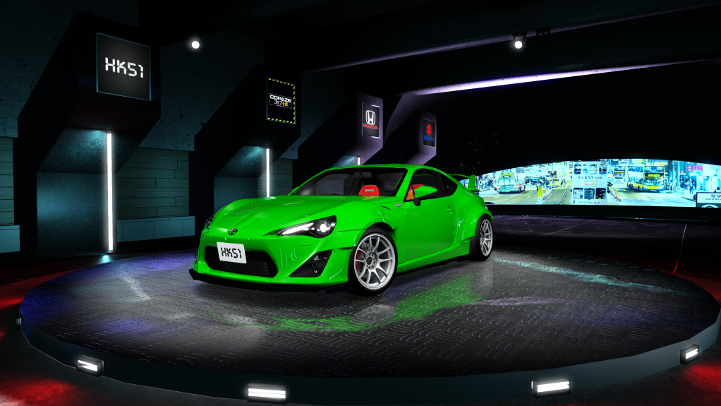 HK51 P1 Toyota GT86, skin envy_apple_green