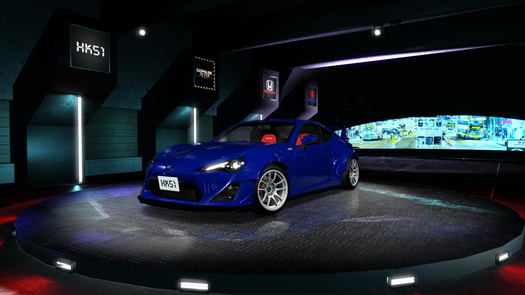 HK51 P1 Toyota GT86, skin envy_aqua_blue