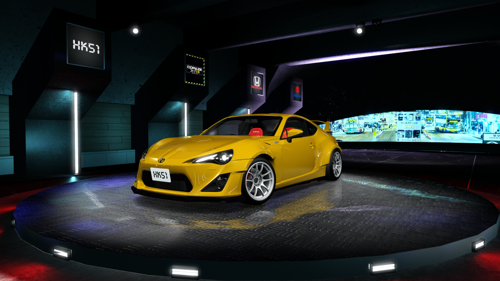 HK51 P1 Toyota GT86, skin envy_chrome_yellow