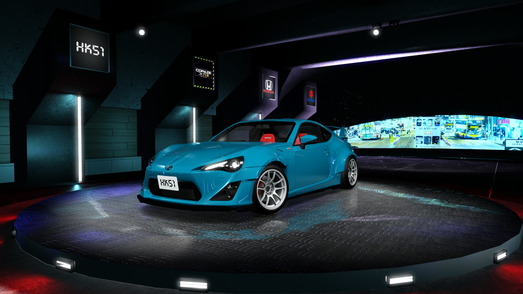 HK51 P1 Toyota GT86, skin envy_cyan_blue