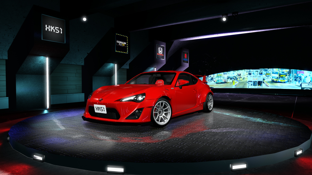 HK51 P1 Toyota GT86, skin envy_flame_orange