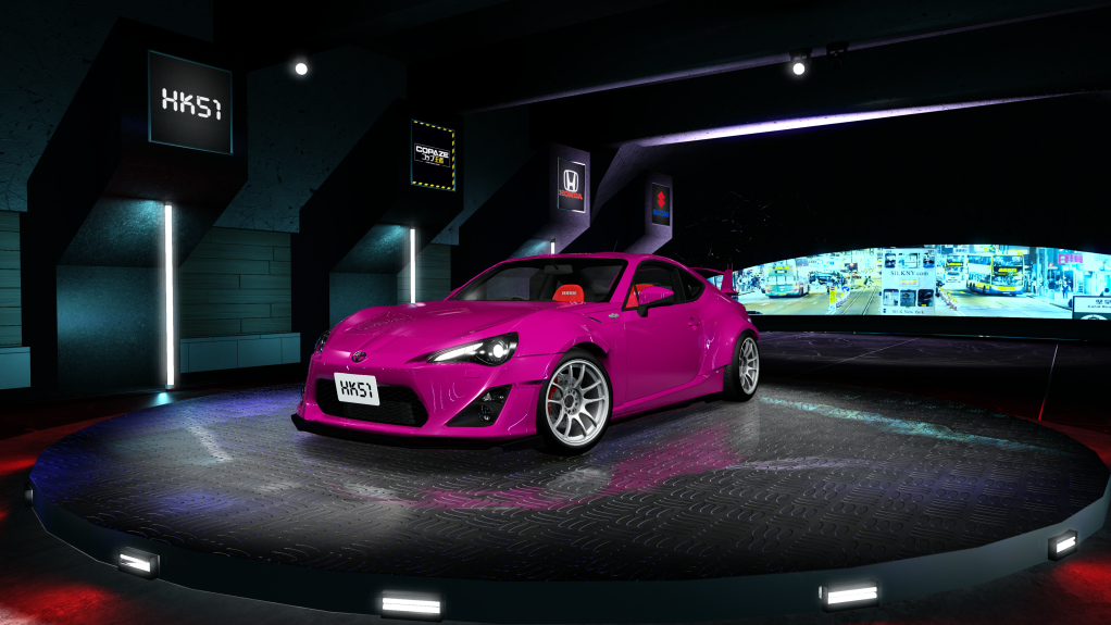 HK51 P1 Toyota GT86, skin envy_fuchsia_magenta