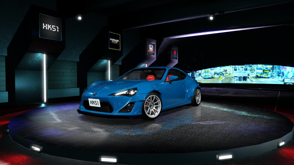 HK51 P1 Toyota GT86, skin envy_hunter_green