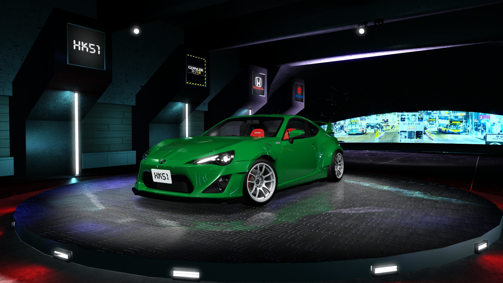 HK51 P1 Toyota GT86, skin envy_parrot_green