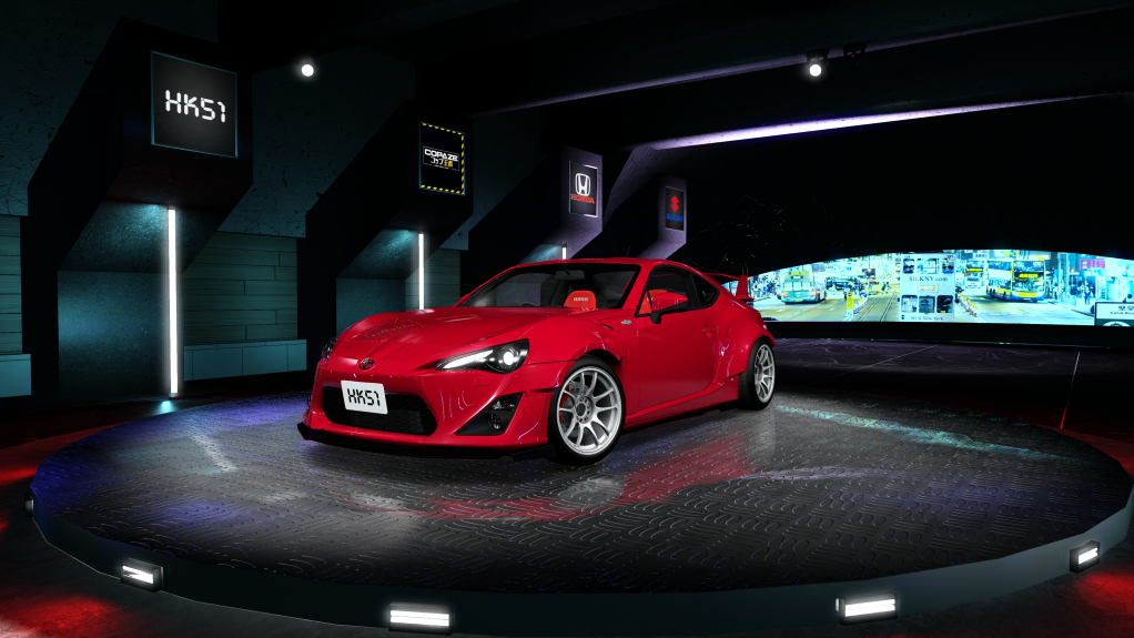 HK51 P1 Toyota GT86, skin envy_scarlet