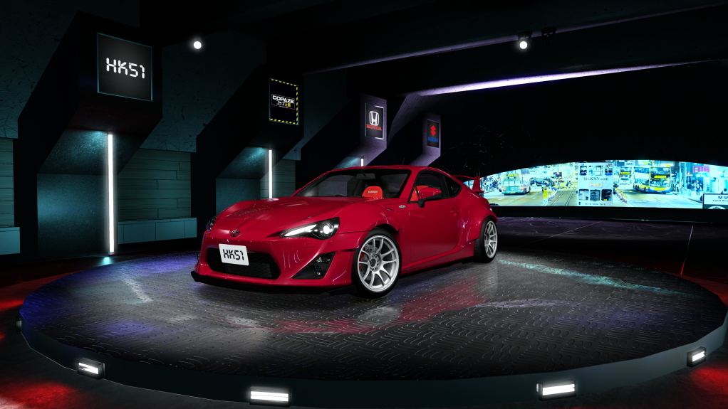 HK51 P1 Toyota GT86, skin envy_signal_red