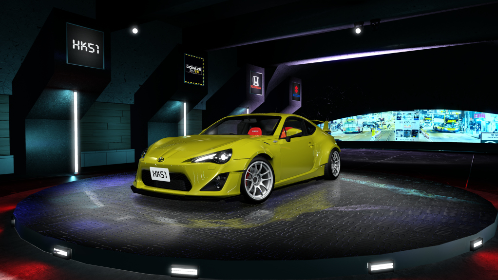 HK51 P1 Toyota GT86, skin envy_sulfur_yellow