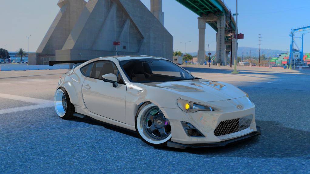 HK51 P1 Toyota GT86, skin white