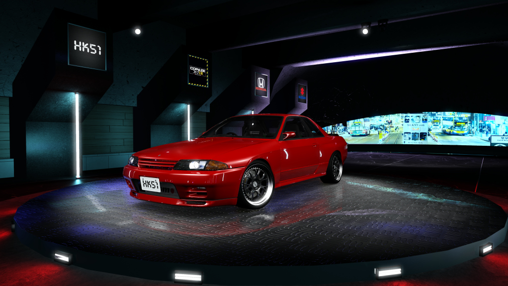 HK51 P1 Nissan Skyline GTR32, skin Dark_Red