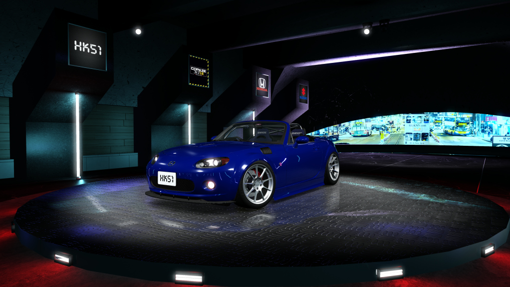 HK51 P1 Mazda MX-5 NC, skin envy_aqua_blue