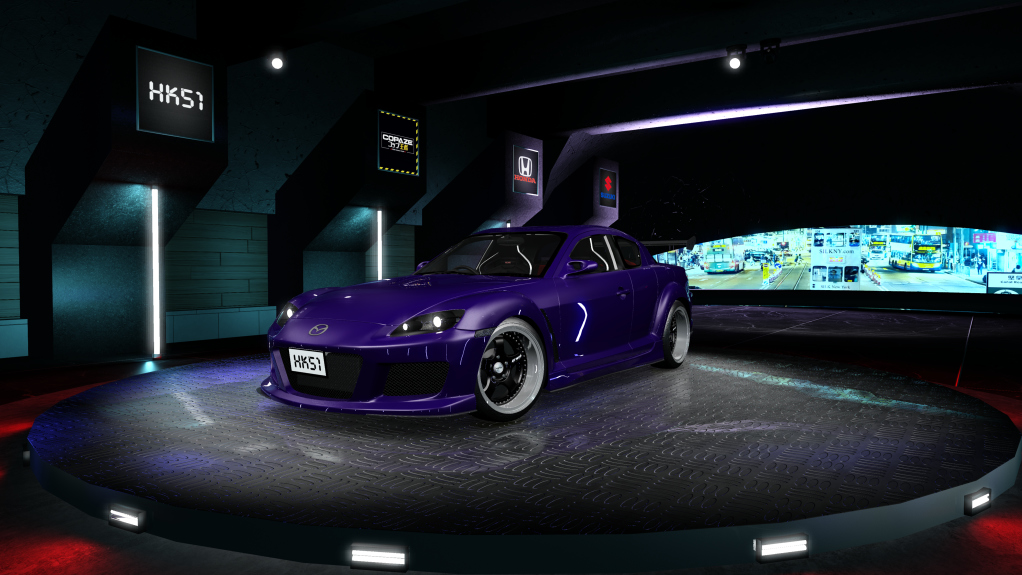 HK51 P1 Mazda RX8 SE3P, skin 05_Strato_Blue_Mica