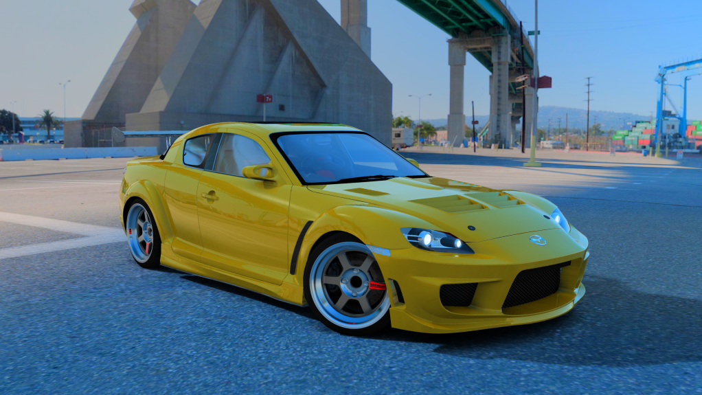 HK51 P1 Mazda RX8 SE3P, skin Cyber Yellow