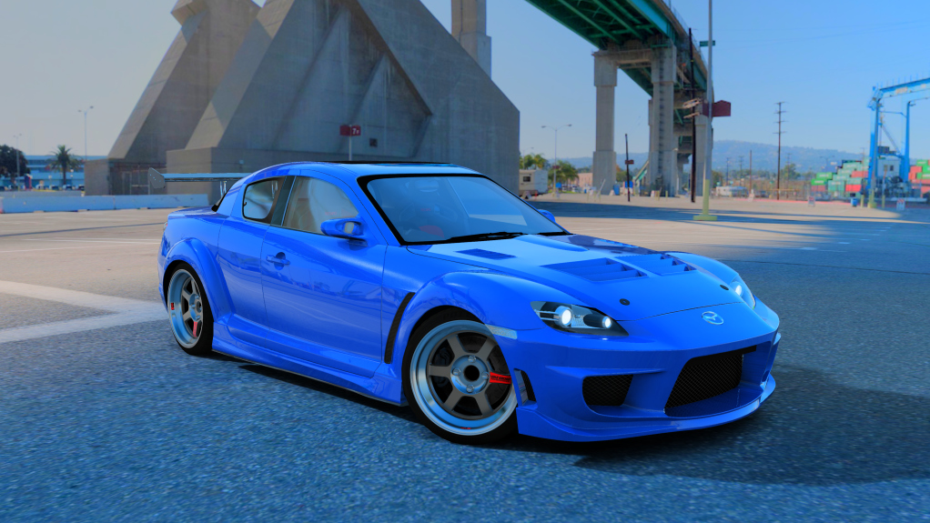 HK51 P1 Mazda RX8 SE3P, skin Spirit Blue