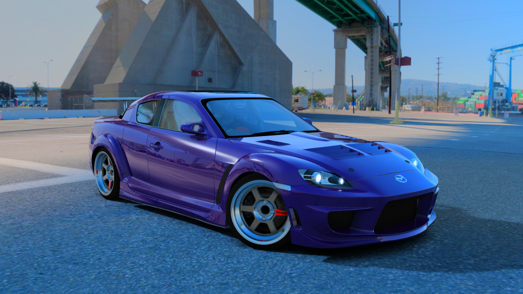 HK51 P1 Mazda RX8 SE3P, skin Strato Blue Mica