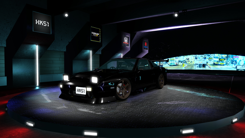 HK51 P1 Nissan Silvia S13, skin black