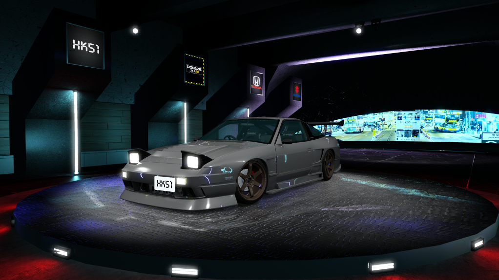 HK51 P1 Nissan Silvia S13, skin grey