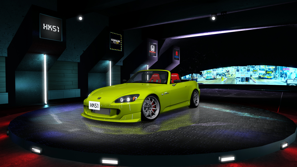 HK51 P1 Honda S2000 Amuse, skin 02_lime_gree_metallic