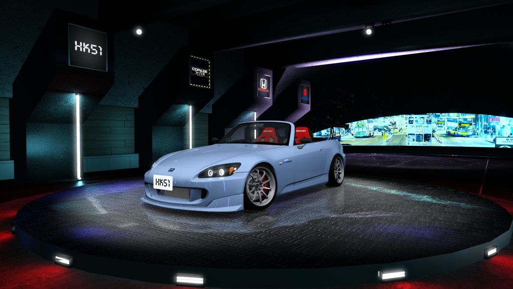 HK51 P1 Honda S2000 Amuse, skin 08_nurburgring_blue_metallic