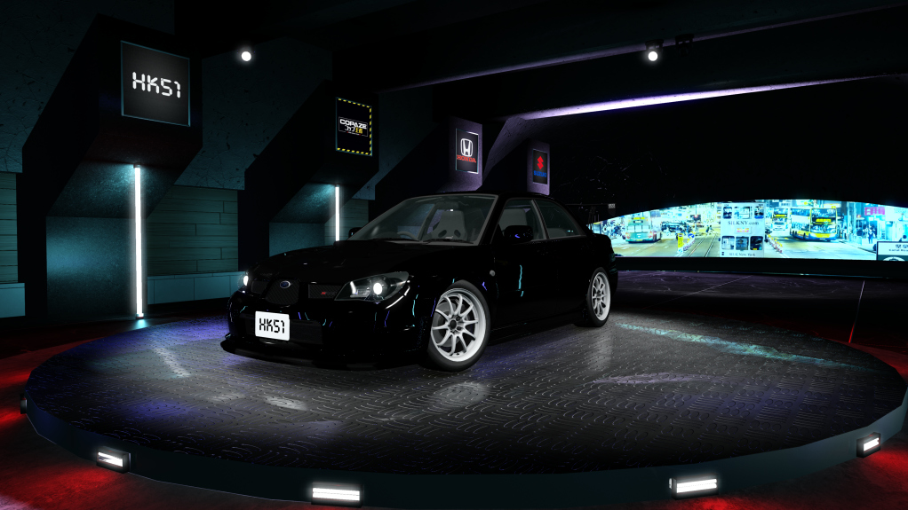 HK51 P1 Subaru Impreza WRX STi S204, skin 03_Black