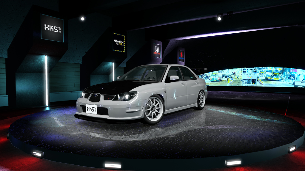 HK51 P1 Subaru Impreza WRX STi S204, skin 04_white