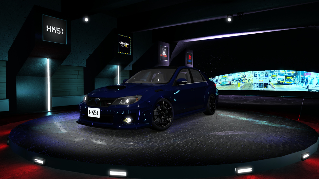 HK51 P1 Subaru Impreza WRX STi S206, skin 02_WR_Blue_Mica