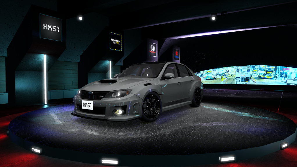 HK51 P1 Subaru Impreza WRX STi S206, skin 03_Satin_White_Pearl