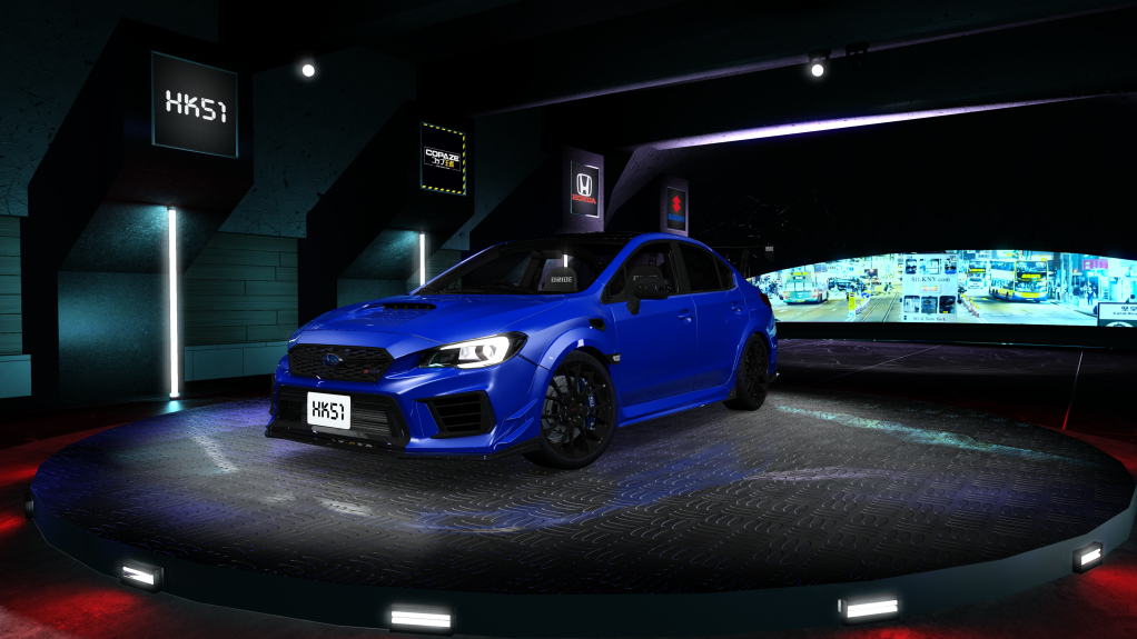 HK51 P1 Subaru Impreza WRX STi S209, skin wr_blue_pearl