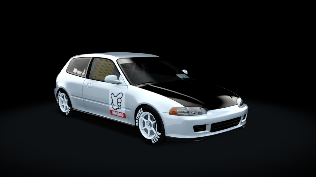 HOTHEAD Honda Civic SiR-II [EG6] kanjo, skin white