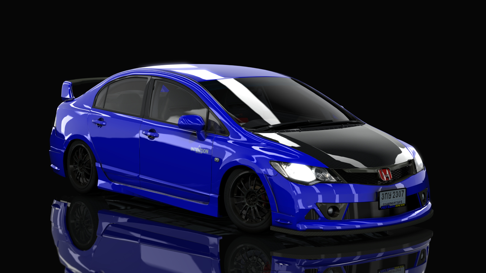 HOTHEAD21 Honda Civic FD Mugen, skin Blue