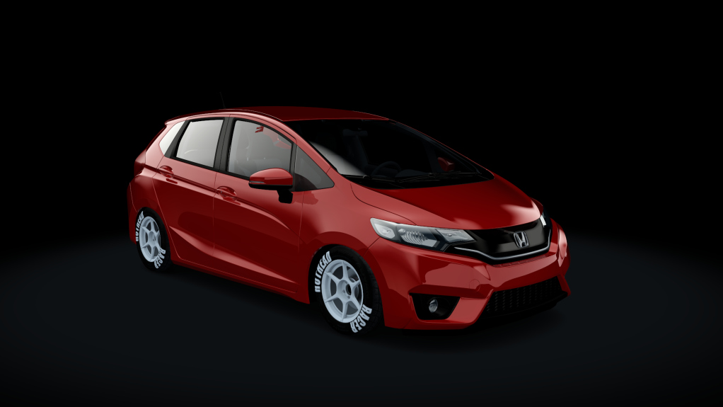 Honda Fit GK Tuned, skin red