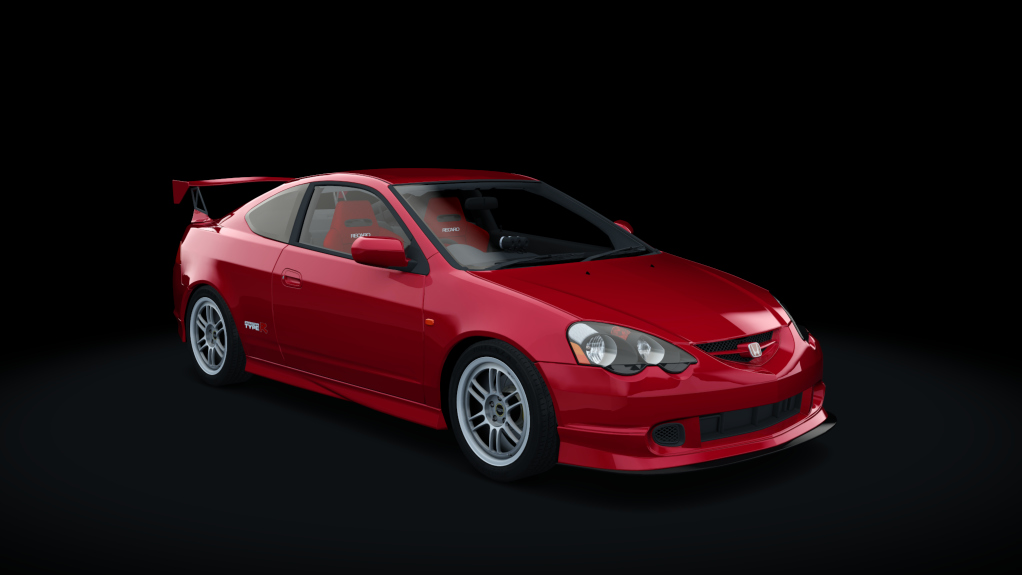 Honda Integra DC5 Track, skin Milano_Red_Red_Int