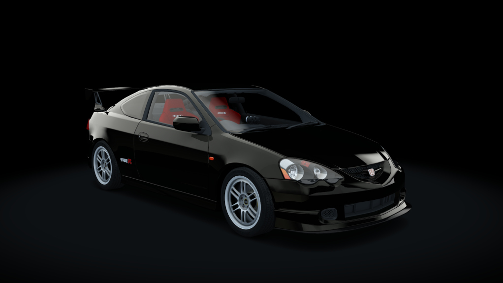 Honda Integra DC5 Track, skin Nighthawk_Black_Pearl_Red_Int