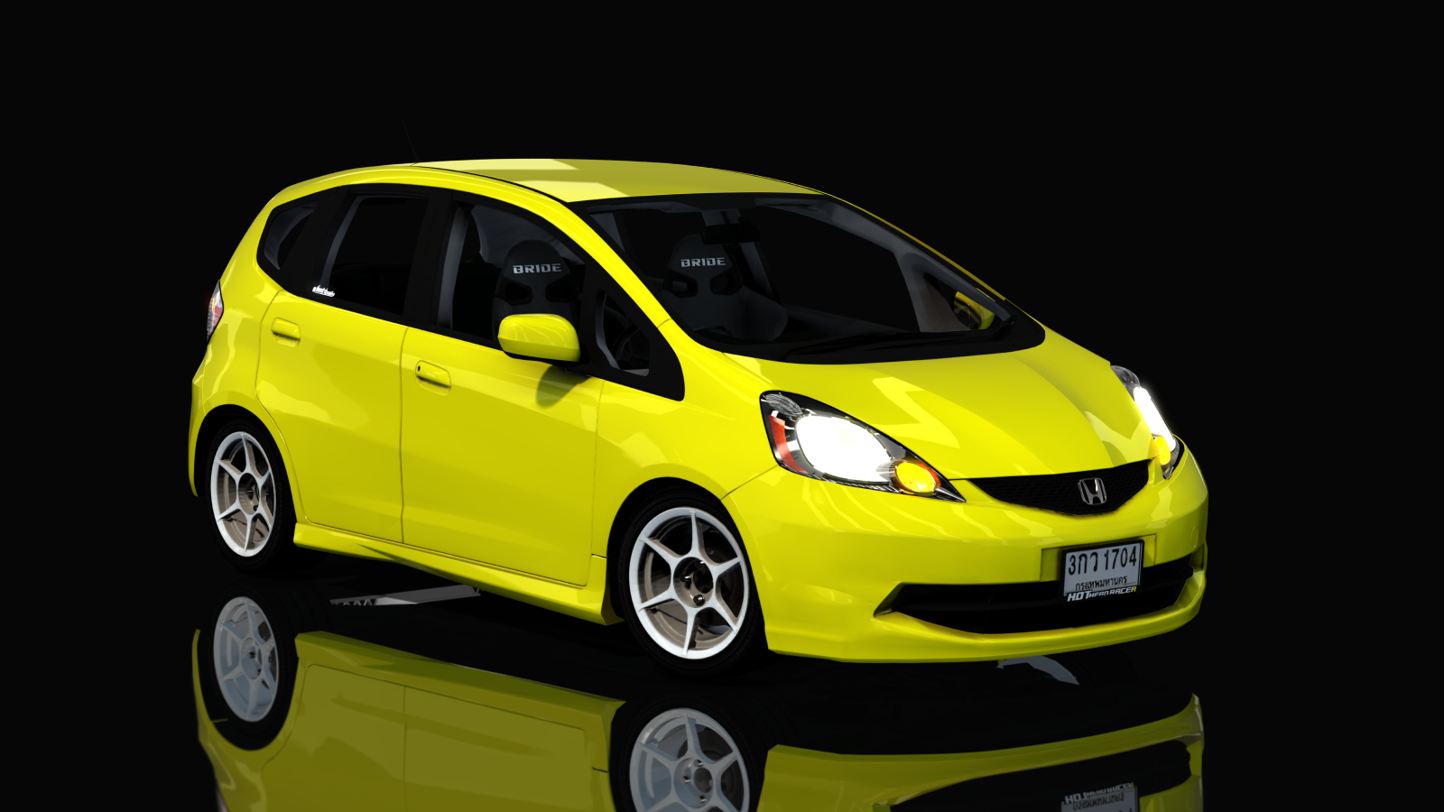 HOTHEAD21 Honda Jazz GE, skin Yellow
