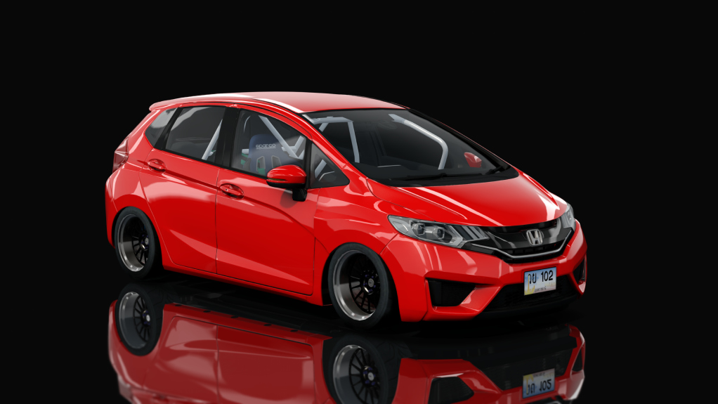 HOTHEAD21 Honda Jazz GK, skin Red